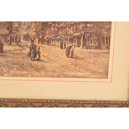 270 - Early 20th century Continental Schoola scene of buildings in Marseilles, inscribed verso, oil on can... 