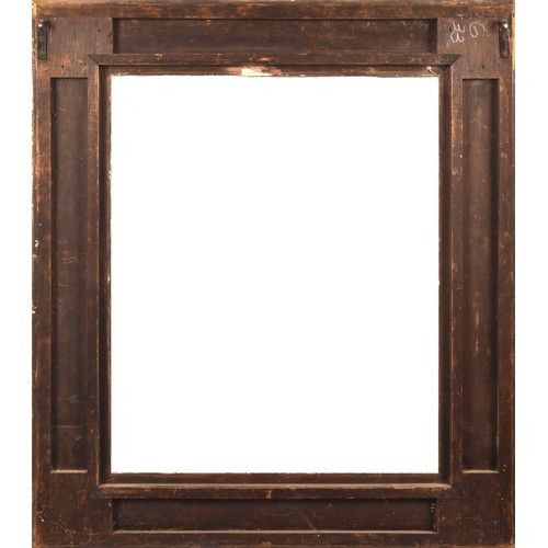 275 - A fine gilt gesso picture frame, decorated with scrolls and acanthus and leaves, with hooks verso. O... 