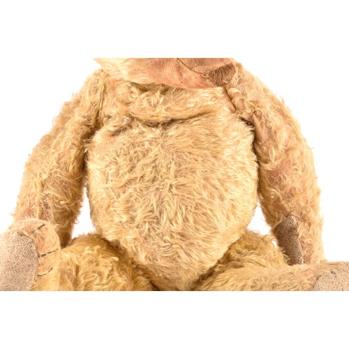 308 - A large 1920s mohair teddy bear, ‘Bruin’, with articulated head, legs and arms. 60 cm long.