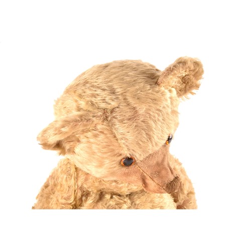 308 - A large 1920s mohair teddy bear, ‘Bruin’, with articulated head, legs and arms. 60 cm long.