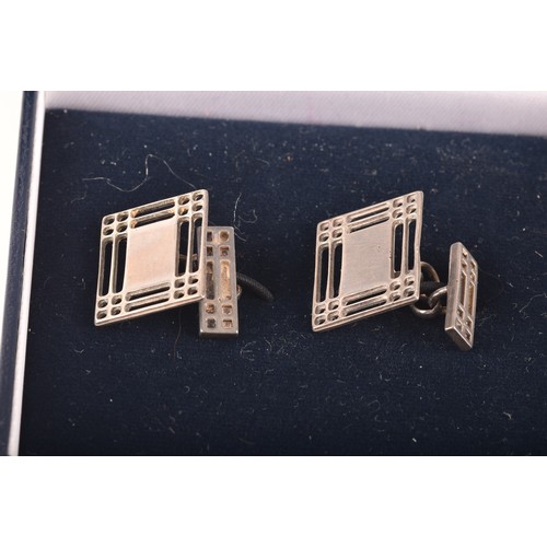 74 - A selection of cufflinks including an onyx and pearl gentlemans dress set in original fitted box, a ... 