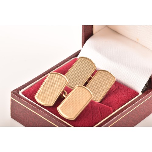 74 - A selection of cufflinks including an onyx and pearl gentlemans dress set in original fitted box, a ... 