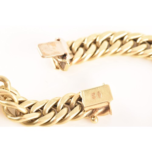 4 - A group of gold items including a child's 9ct gold bracelet with the personalised inscription 'Mandy... 