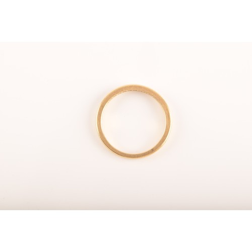 7 - Tiffany & Co. A Lucida 18ct yellow gold diamond half eternity ring, set with 17 brilliant cut di... 