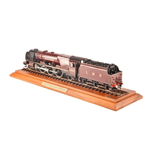 295 - A fine quality O Gauge scratch-built steam locomotive and tender 'L.M.S Pacific No. 6233 Duchess of ... 