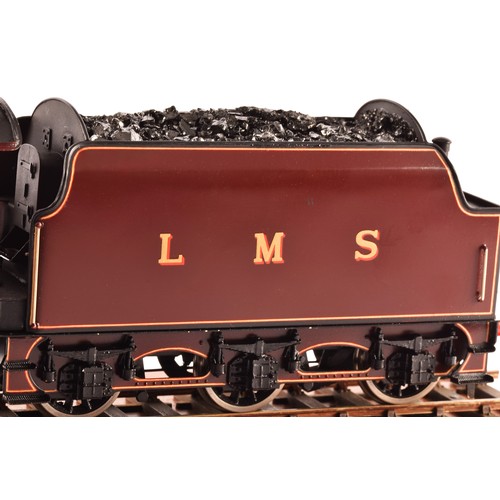 295 - A fine quality O Gauge scratch-built steam locomotive and tender 'L.M.S Pacific No. 6233 Duchess of ... 