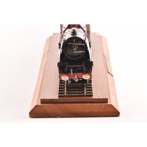 295 - A fine quality O Gauge scratch-built steam locomotive and tender 'L.M.S Pacific No. 6233 Duchess of ... 