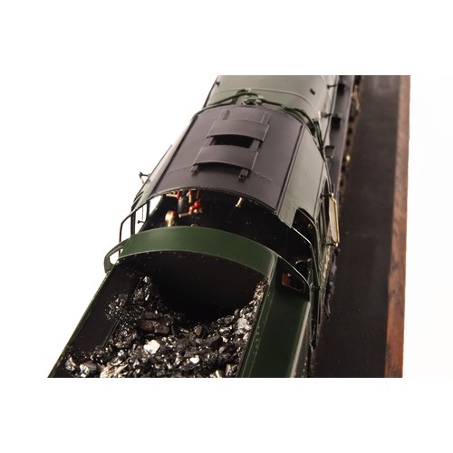 296 - A fine quality O Gauge scratch-built steam locomotive and tender 'British Railways Standard Class 7 ... 