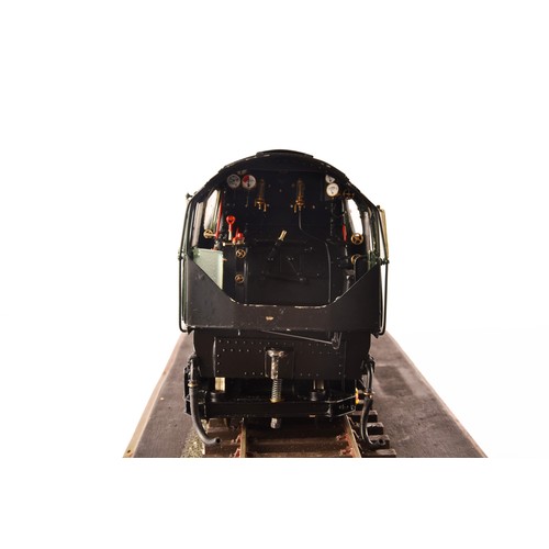 296 - A fine quality O Gauge scratch-built steam locomotive and tender 'British Railways Standard Class 7 ... 