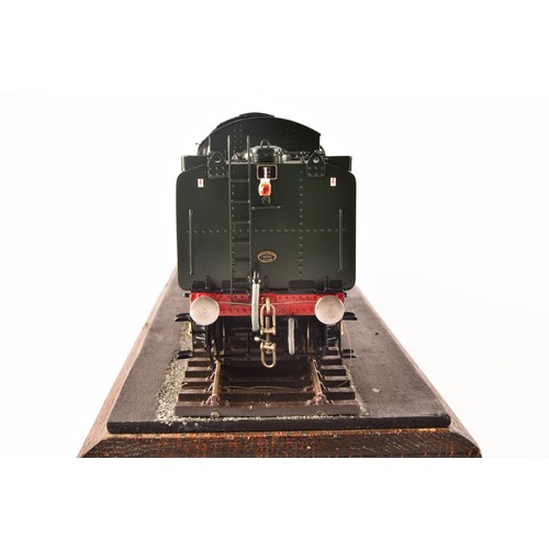 296 - A fine quality O Gauge scratch-built steam locomotive and tender 'British Railways Standard Class 7 ... 