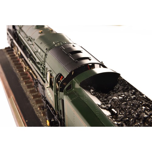 296 - A fine quality O Gauge scratch-built steam locomotive and tender 'British Railways Standard Class 7 ... 