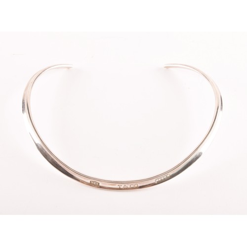 98 - Tiffany & Co. A silver collar cuff necklace, marked '925 T&CO 1887' to surface, '1997 Tiffan... 