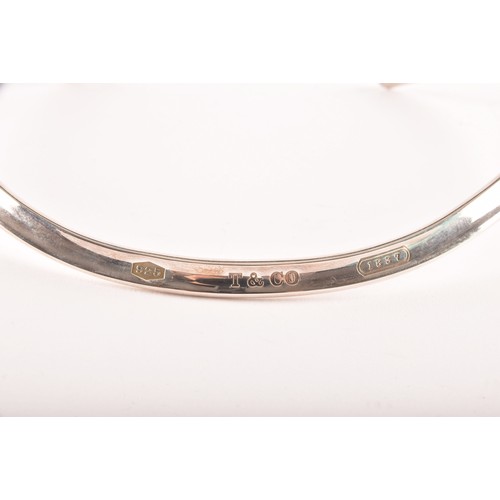 98 - Tiffany & Co. A silver collar cuff necklace, marked '925 T&CO 1887' to surface, '1997 Tiffan... 