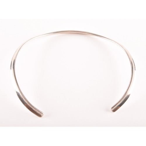 98 - Tiffany & Co. A silver collar cuff necklace, marked '925 T&CO 1887' to surface, '1997 Tiffan... 