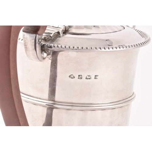 183 - An Elizabeth II silver coffee pot, hallmarked Birmingham 1952 by Adie Brothers Ltd, marked to base '... 