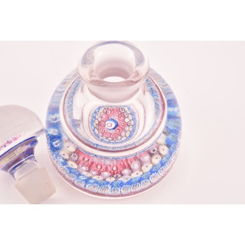 276 - An early 20th Century James Powell and Sons / Whitefriars glass paperweight inkwell, of footed domed... 