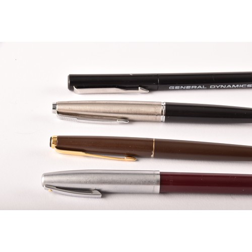 165 - A collection of vintage fountain and ballpoint pens, including Parketr, Sheaffer and others. (28)