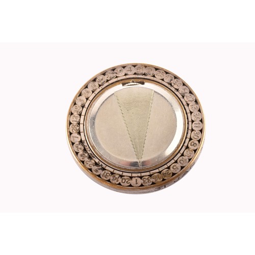 171 - A rare Cartier 'Roulette' pocket or fob watch, in the form of a casino roulette wheel, the silvered ... 