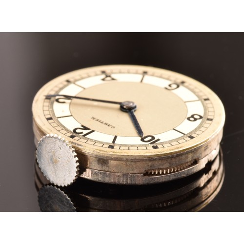 171 - A rare Cartier 'Roulette' pocket or fob watch, in the form of a casino roulette wheel, the silvered ... 