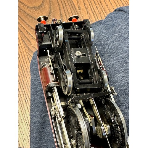 295 - A fine quality O Gauge scratch-built steam locomotive and tender 'L.M.S Pacific No. 6233 Duchess of ... 