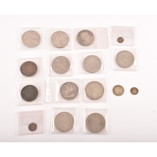 81 - A collection of George V and later silver circulated coinage, including shillings and six pence, tog... 