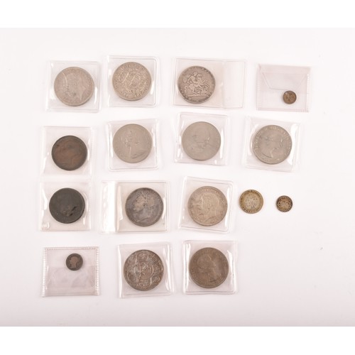 81 - A collection of George V and later silver circulated coinage, including shillings and six pence, tog... 