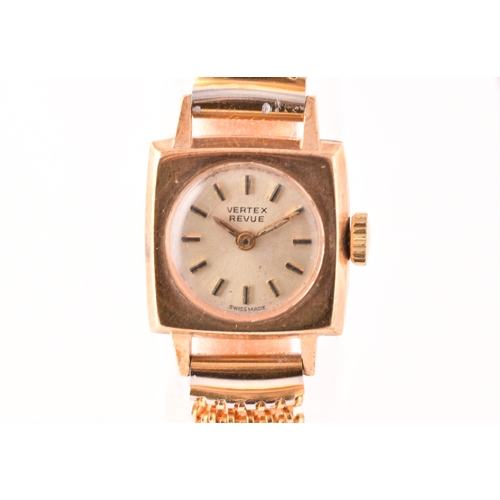 90 - A Raymond Weil Geneve 18k electroplated quartz wristwatch, the ivory dial with gilt numerals and bat... 