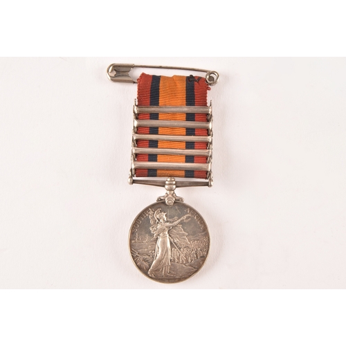 325 - A Queen’s South Africa 1899-1902 medal to: 23320 Tpr: F. S. Richardson. 10th Coy. Imp: Yeo: (10th Co... 