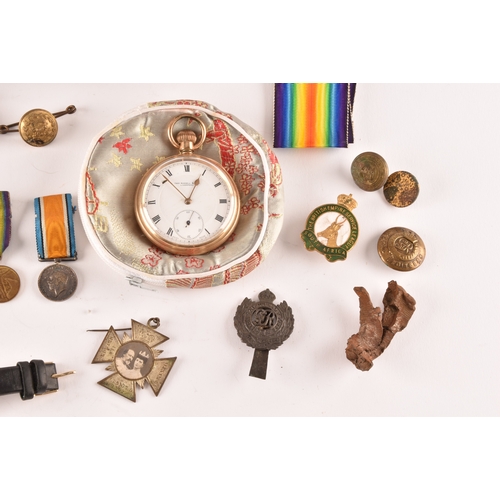 324 - A collection of WWI medal miniatures, and a Victory medal to 568432 Cpl  A G Tolton Royal Engineers,... 