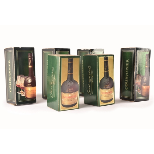 317 - Six bottles of V.S.O.P Courvoisier cognac, including two 680 ml bottles, and two 700 ml bottles. (6)