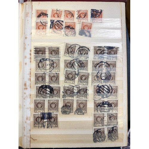 262 - Stamps. Polish Polska. A quantity of stamps albums, mostly well presented and unmounted in albums in... 