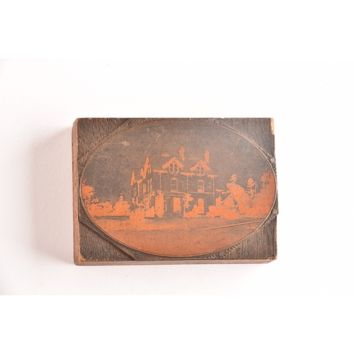 203 - A collection of nine copper printing plates, depicting various subject matters such as classical ima... 