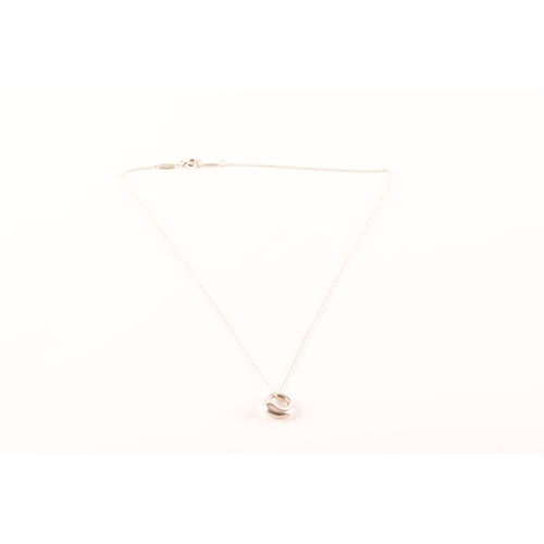 31 - Tiffany & Co. A group of Perreti design jewellery, to include a silver teardrop bean chain brace... 