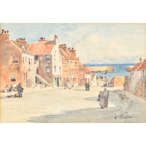 169 - Thomas Swift Hutton (British,1865-1935). 'A view of Dunbar Scotland - 1905', inscribed verso in penc... 