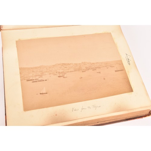 266 - A rare Victorian album of photographs of Lisbon, Madeira, North Brazil, Amazon River, Straits Settle... 