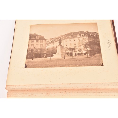 266 - A rare Victorian album of photographs of Lisbon, Madeira, North Brazil, Amazon River, Straits Settle... 