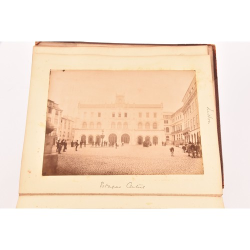 266 - A rare Victorian album of photographs of Lisbon, Madeira, North Brazil, Amazon River, Straits Settle... 