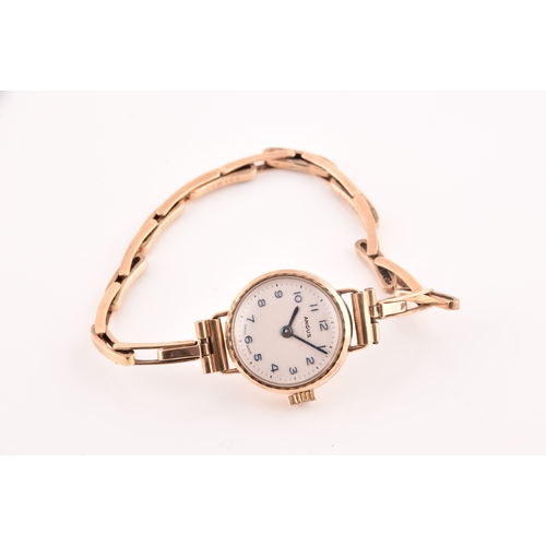 96 - A 9ct gold ladies Angus Star wristwatch, together with a Mora quartz ladies wristwatch, and a Seiko ... 