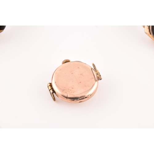 97 - A 9ct rose gold watch case, along with a collection of ladies dress watches. (6)