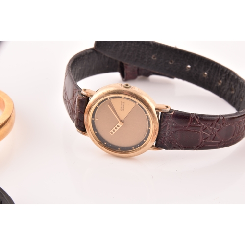 97 - A 9ct rose gold watch case, along with a collection of ladies dress watches. (6)