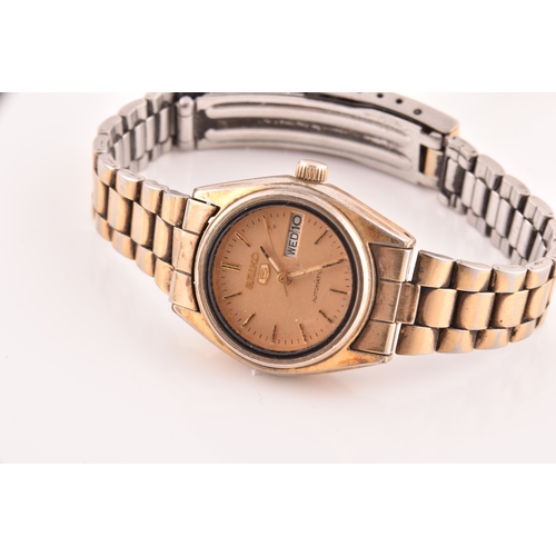 97 - A 9ct rose gold watch case, along with a collection of ladies dress watches. (6)