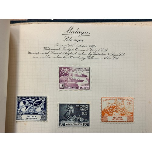 268 - World Stamps. A quantity of albums and material, world stamps including India, 1937 Coronation album... 