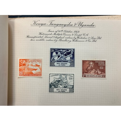 268 - World Stamps. A quantity of albums and material, world stamps including India, 1937 Coronation album... 