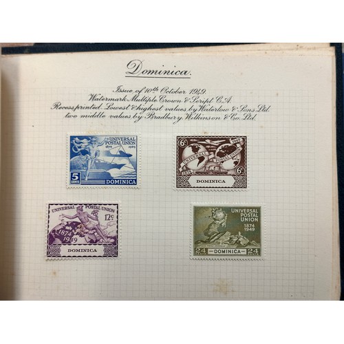 268 - World Stamps. A quantity of albums and material, world stamps including India, 1937 Coronation album... 