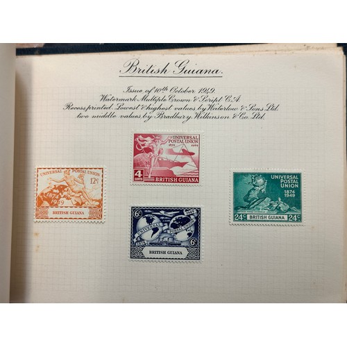 268 - World Stamps. A quantity of albums and material, world stamps including India, 1937 Coronation album... 