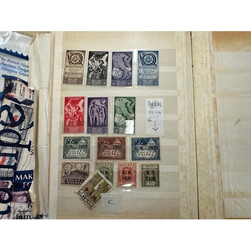 268 - World Stamps. A quantity of albums and material, world stamps including India, 1937 Coronation album... 