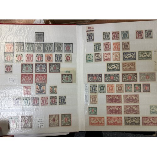 269 - Stamps, Germany and Danzig. A collection of albums including Germany, Bosnia, WWII Germany, 1900-193... 