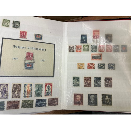 269 - Stamps, Germany and Danzig. A collection of albums including Germany, Bosnia, WWII Germany, 1900-193... 