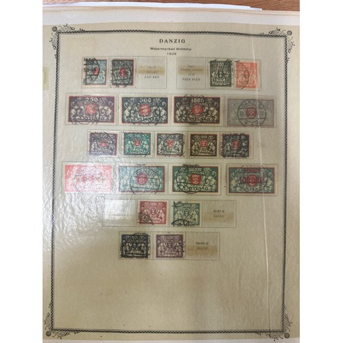 269 - Stamps, Germany and Danzig. A collection of albums including Germany, Bosnia, WWII Germany, 1900-193... 