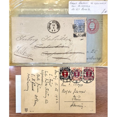 271 - Zeppelin. Stamps. 1930s Zeppelin Airship South America flight, envelope to Ohio; a 1930 Zeppelin Pan... 